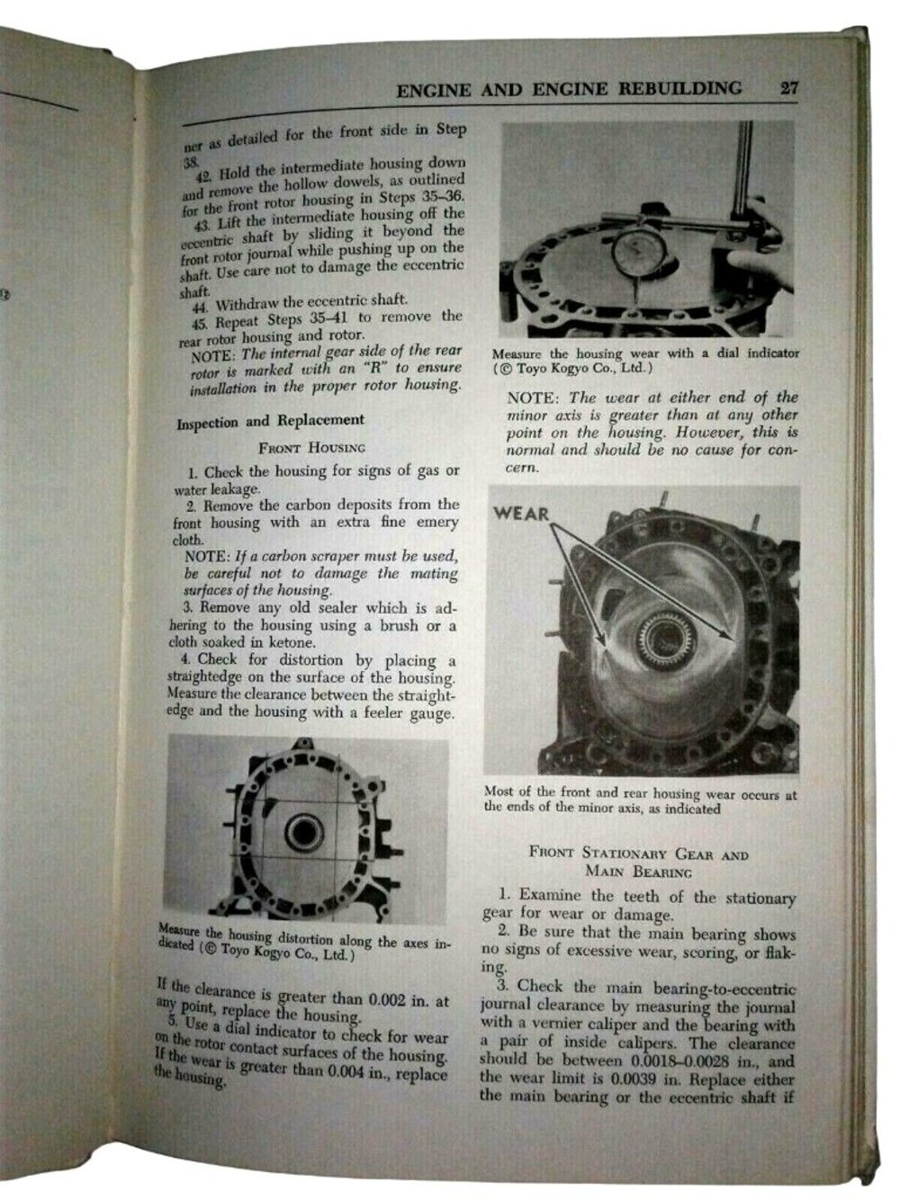 Book 1971-73  Mazda Chiltons Repair TuneUp Guide Rotary Engine RX-3 1972-73  RX- - Picture 2 of 5